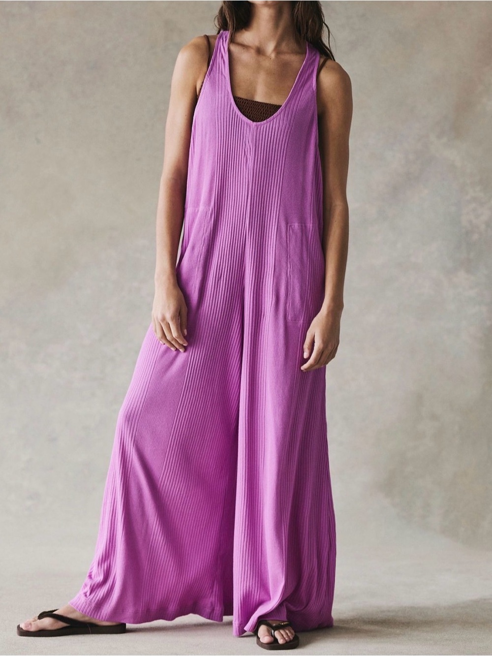 Free People Zena One Piece Jumpsuit Sz M